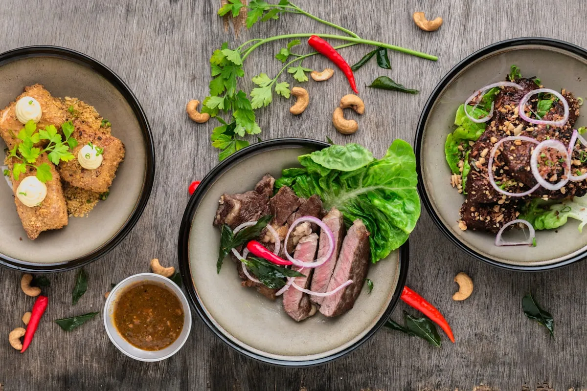This week’s spread, fresh from the kitchen — baked dishes ready to box